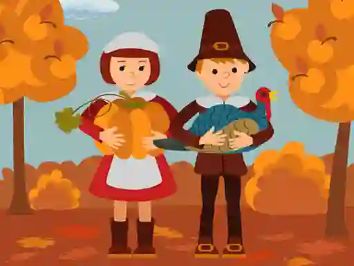 Joc Thanksgiving Jigsaw on-line