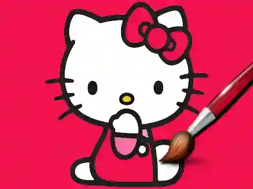 Joc Easy Coloring Kitty on-line