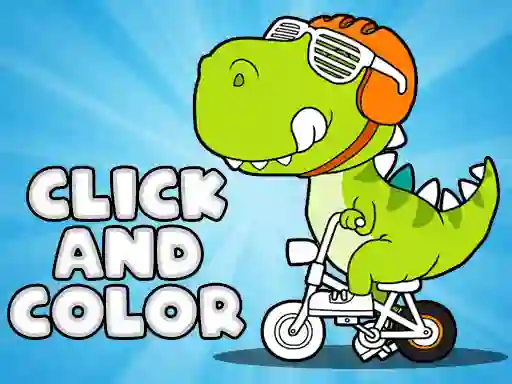 Joc Click And Color Dinosaurs on-line