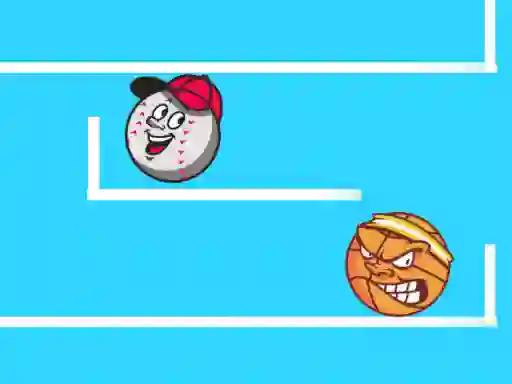Joc Ball Stair Jump on-line