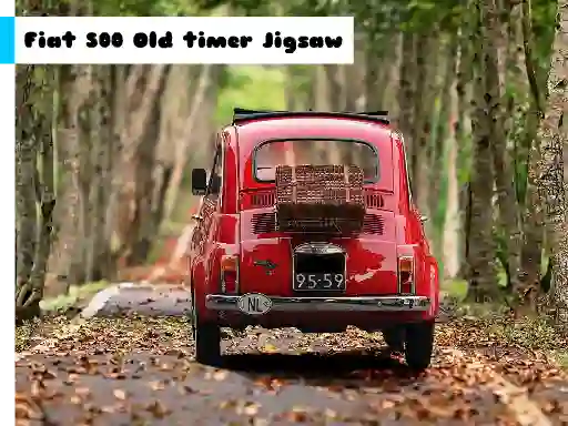 Joc Fiat 500 Old Timer Jigsaw on-line