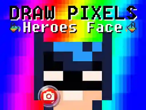 Joc Draw Pixels Heroes Face on-line
