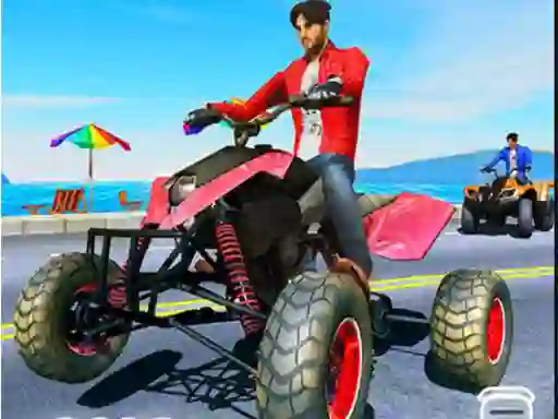 Joc Quad Bike Traffic Racing Mania on-line