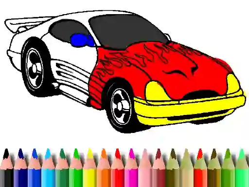 Joc Back To School: Muscle Car Coloring on-line