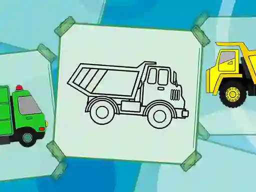 Joc Truck Coloring Book on-line