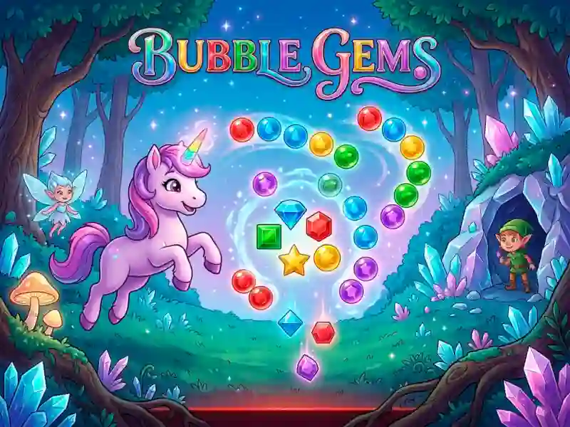Joc Bubble Gems on-line