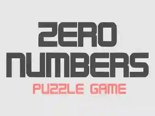 Joc Zero Numbers Puzzle Game on-line