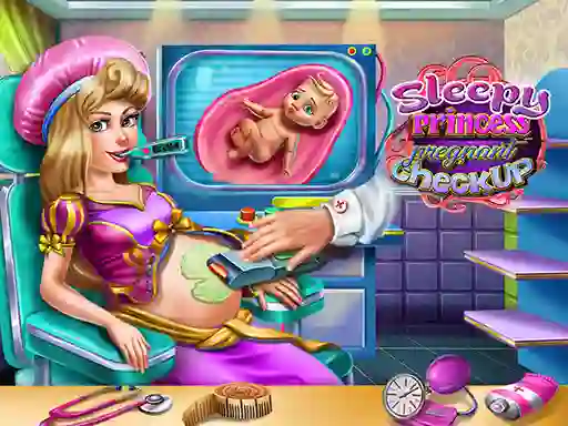 Joc Sleepy Princess Pregnant Check Up on-line