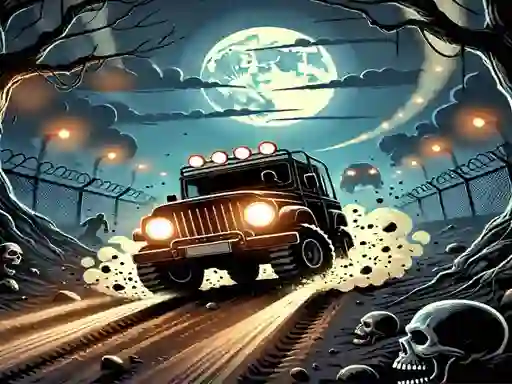 Joc Racing Car Destroying Zombie on-line
