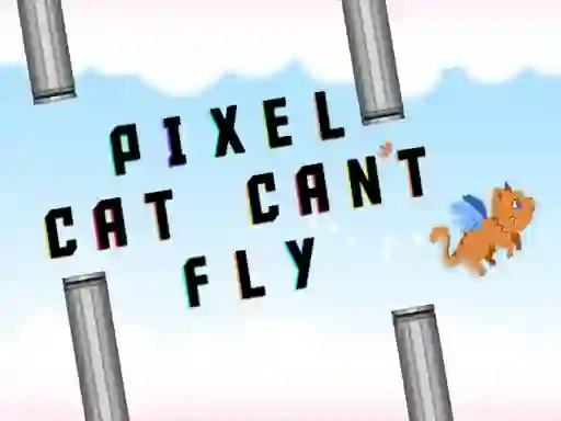 Joc Pixel cat can't fly on-line
