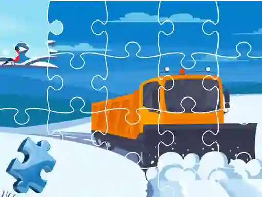 Joc Winter Trucks Jigsaw on-line