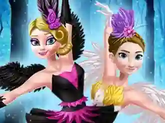 Joc Ellie and Annie Black Swan and White Swan on-line