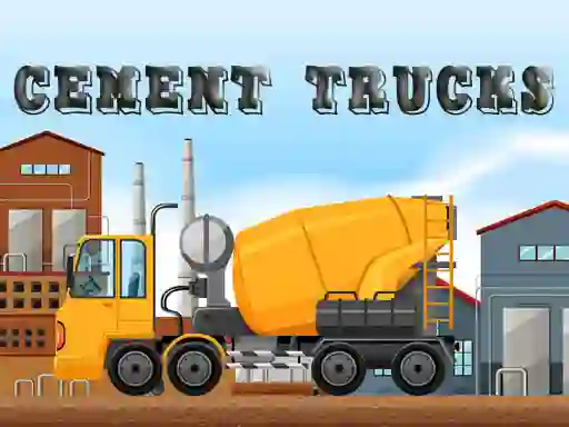 Joc Cement Trucks Hidden Objects on-line
