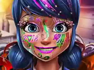 Joc Dotted girl new year makeup on-line