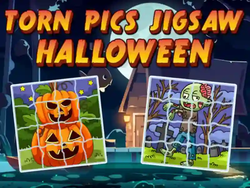 Joc Torn Pics Jigsaw Halloween on-line