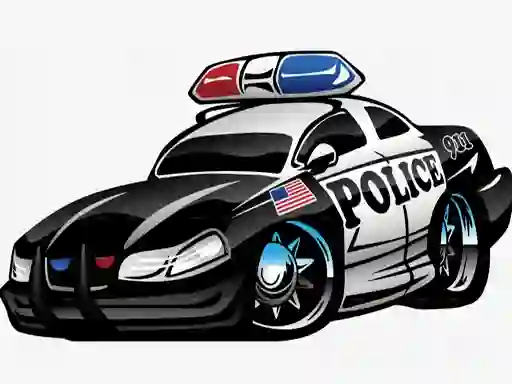 Joc Police Cars Memory on-line