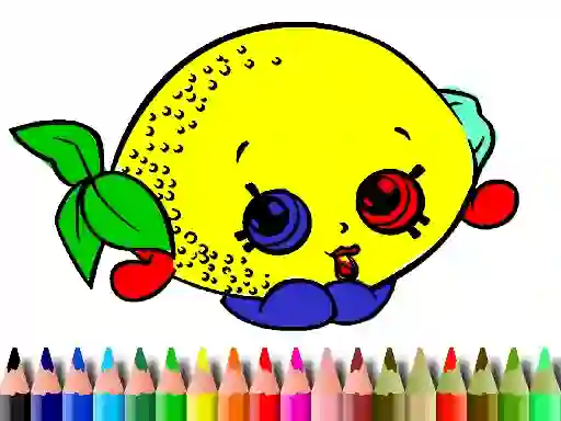 Joc Back To School: Fruits Coloring Book on-line