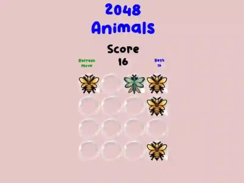 Joc 2048 Animals on-line
