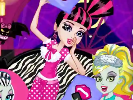Joc Monster Slumber Party Funny Faces on-line