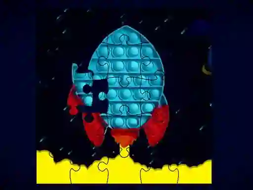 Joc Pop It Rockets In Space Jigsaw on-line