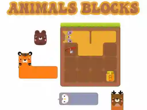 Joc Animals Blocks on-line