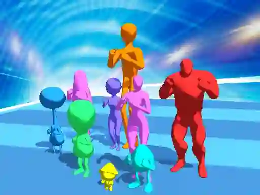 Joc Stickman Crowd Fight on-line