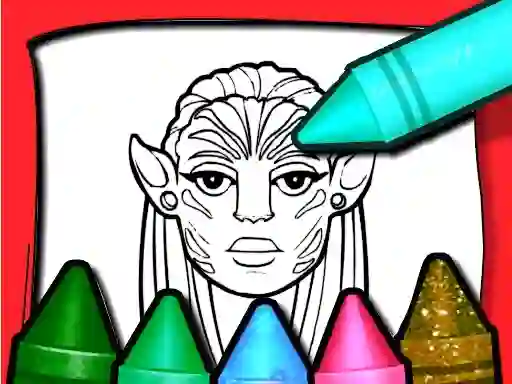 Joc Avatar Coloring Book on-line