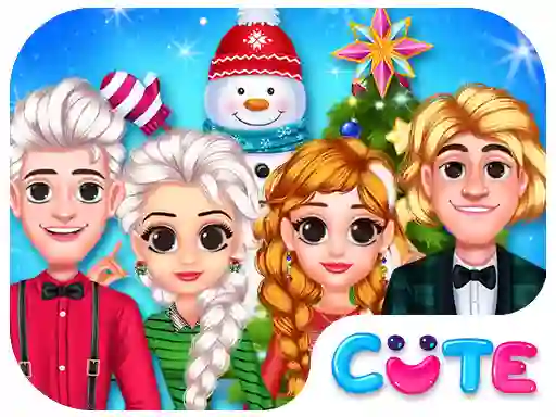 Joc Frozen Princess Christmas Celebration on-line