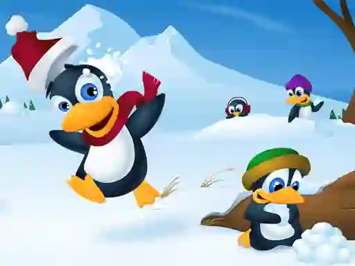 Joc Cute Penguin Slide on-line