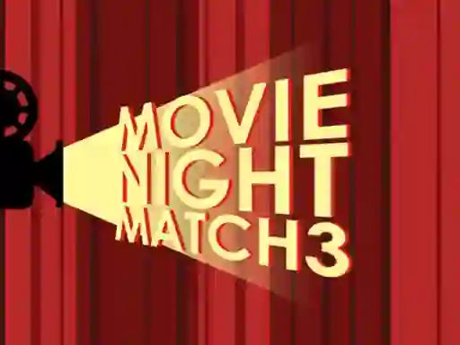 Joc Movie Night Match 3 on-line