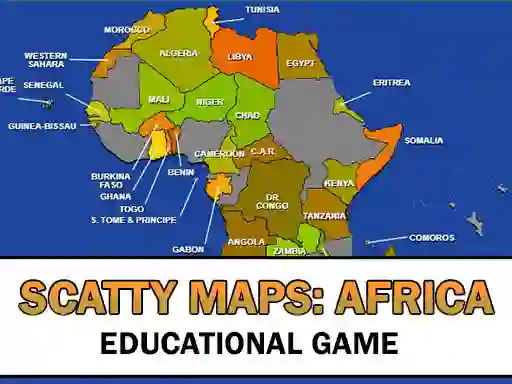 Joc Scatty Maps Africa on-line