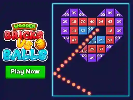 Joc Wooden Bricks Vs Balls on-line