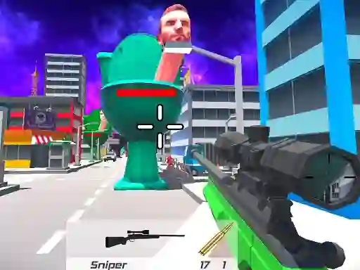Joc Skibidi Toilet FPS Shooting Survival on-line