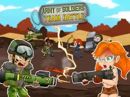 Joc Army of soldiers: Team Battle on-line