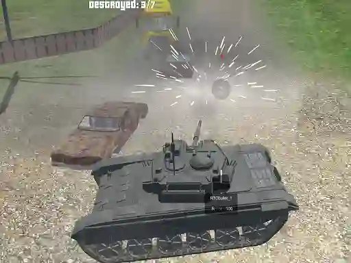 Joc Tank Shooting Simulator on-line