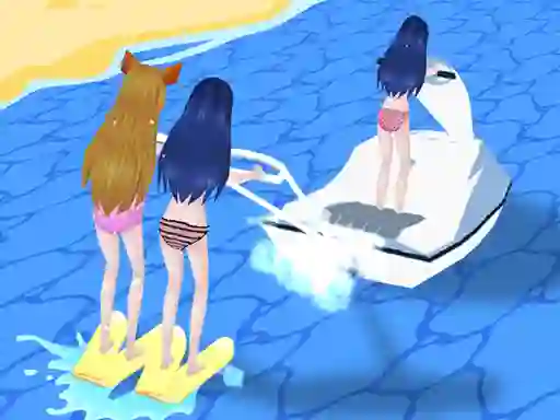 Joc Girl Surfer 3D on-line