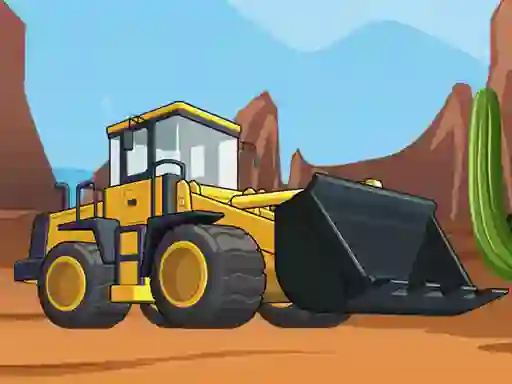 Joc Bulldozer Jigsaw on-line