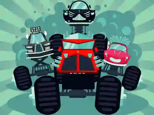 Joc Crazy Monster Trucks Memory on-line