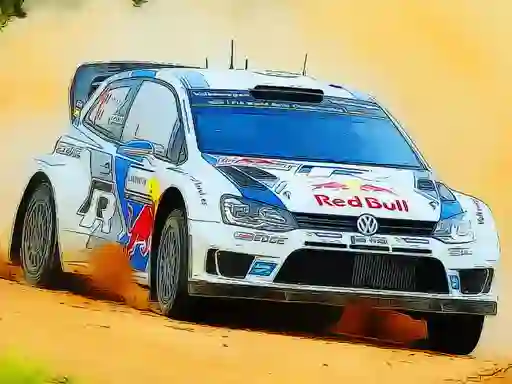 Joc Rally Car Driving Jigsaw on-line
