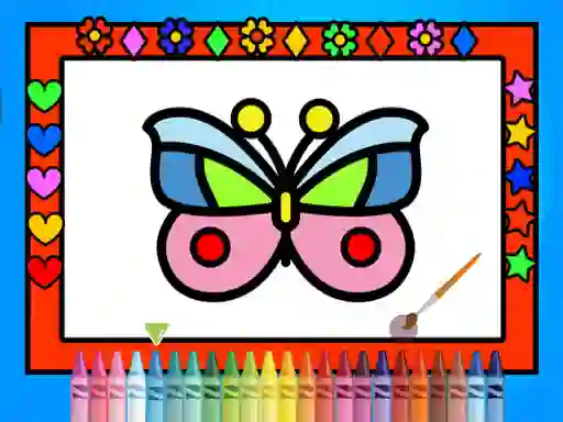 Joc Color and Decorate Butterflies on-line