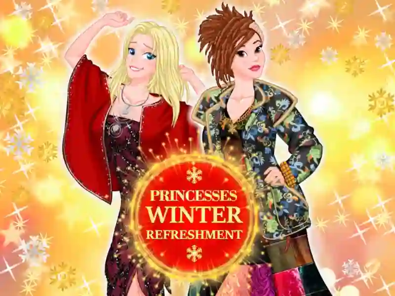 Joc Princesses winter refreshment on-line