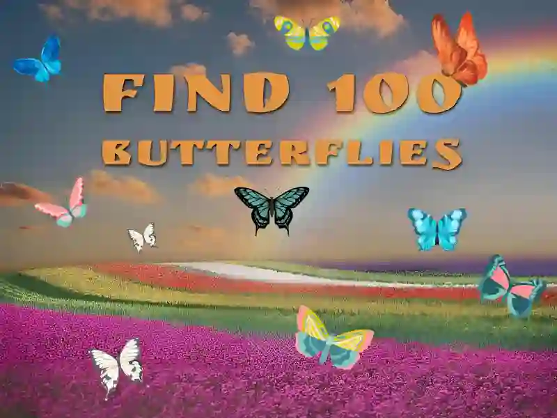 Joc Find 100 butterflies on-line