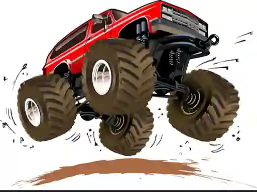 Joc Monster Trucks Memory on-line