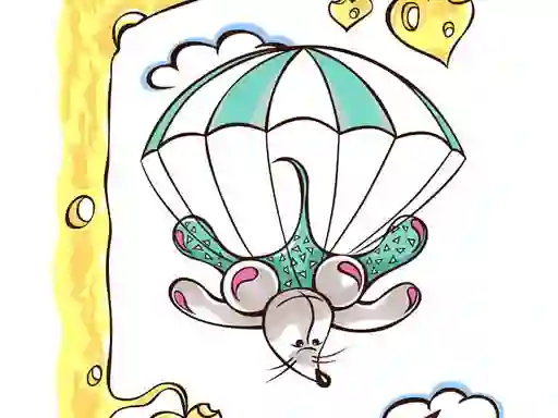 Joc Cute Animals Sky Fall on-line
