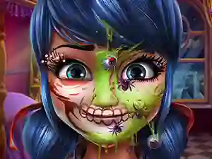 Joc Dotted Girl Halloween Makeup on-line