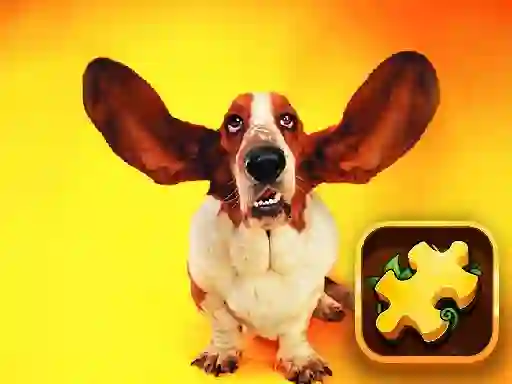 Joc Funny Dogs Puzzle on-line