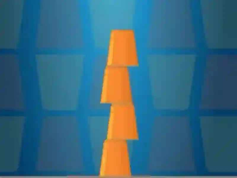 Joc Cups Tower Builder on-line