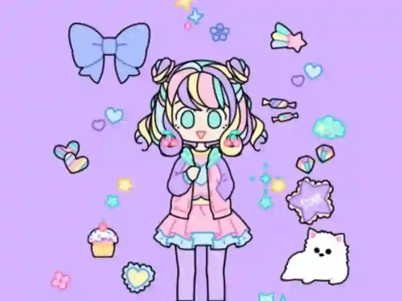 Joc Pastel Girl Dress Up on-line