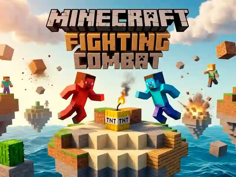 Joc Minecrafts Fighting Combat on-line