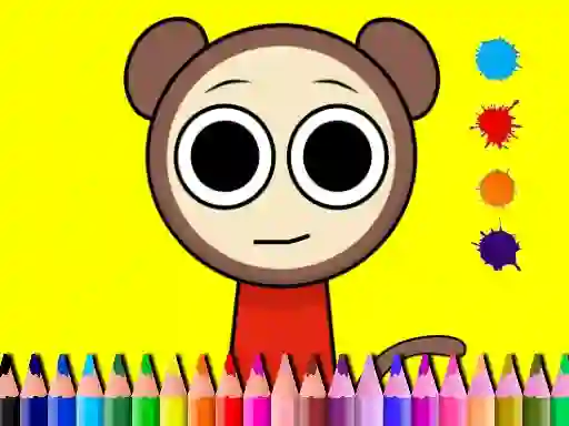 Joc Sprunki Valentine Coloring book on-line